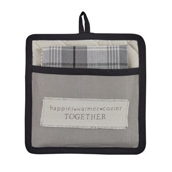 Happier Together Pocket Potholder Set