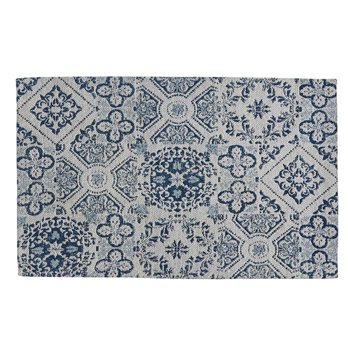 Delft Tile Rug 2X3