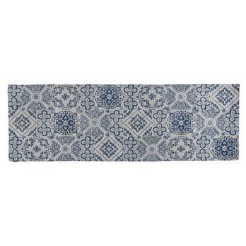 Delft Tile Rug Runner 2X6