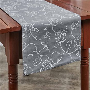 Garden Path Printed Table Runner 13X36