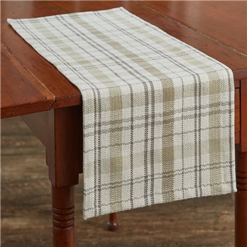 In The Meadow Plaid Table Runner 13X36