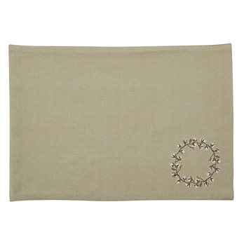 Cotton Wreath Placemat