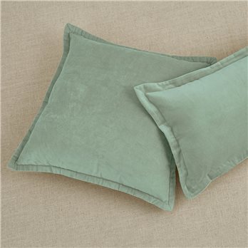 Velvet Pillow Cover Seafoam 18