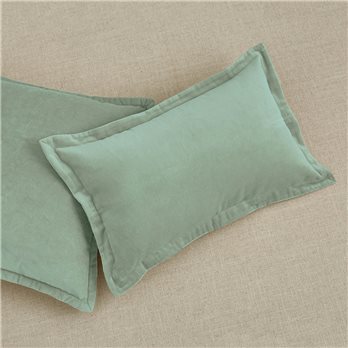 Velvet Pillow Cover Seafoam 20X12