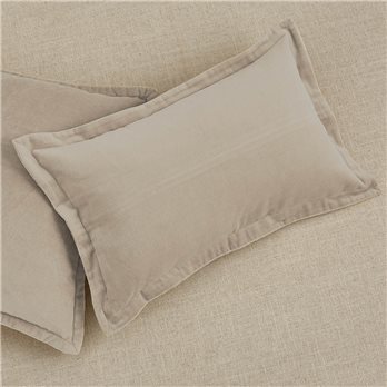 Velvet Pillow Cover Stone 20X12