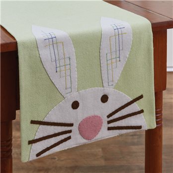 Bunny Felt Table Runner 14X42