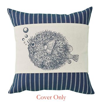 Blowfish Pillow 20 Cover