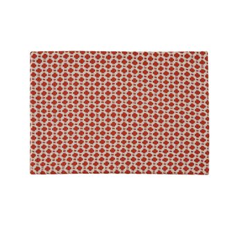 Open Weave Placemat Coral