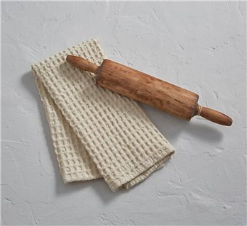 Waffle Weave Towel Pebble