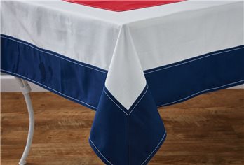 Whiskey Flag Tablecloth 54X54