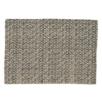 Diamond Print Rug Slate 2X6