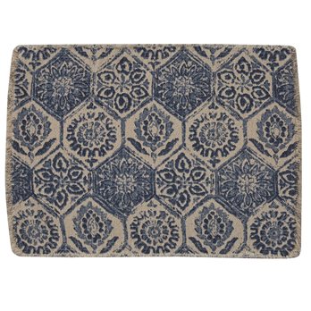 Mosaic Tile Printed Placemat Blue