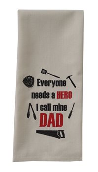 I Call Mine Dad Embroidered Dishtowel