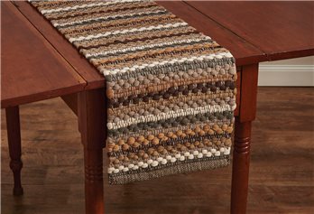 Minerl Stripe Chindi Table Runner 13X54