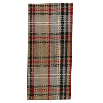 Bear Country Plaid Waffle Dishtowel