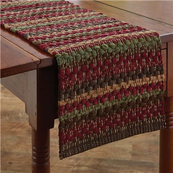 High Rock Chindi Table Runner 13X36