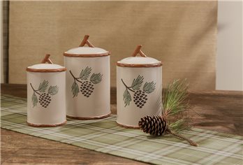 Pinecroft Canister Set Of 3