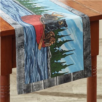 Summer Vacation Table Runner 13X36