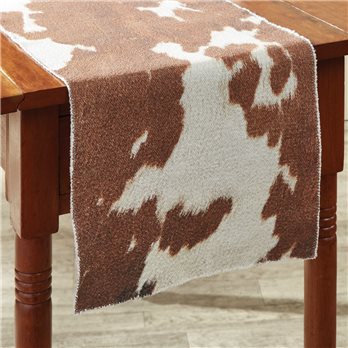 Cowhide Table Runner 13X36