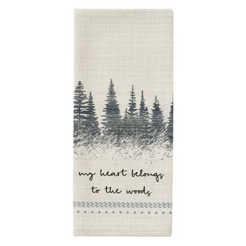 Into The Woods Decorative Dishtowel