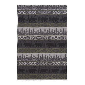 Green Mountain Bear Dishtowel