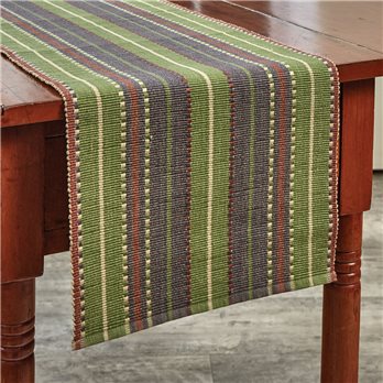 Shenandoah Stripe Table Runner 13X36