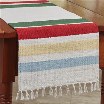 Camp Stripe Table Runner 13X36