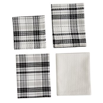 Refined Rustic 3 Dishtowel/1 Dishcloth Set