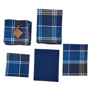 Rainy Lake 3 Dishtowel/1 Dishcloth Set