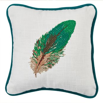 Pheasant Run Embroidered Pillow 10"