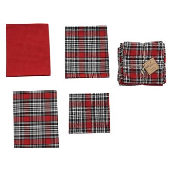 Wilderness 3 Dishtowel/1 Dishcloth Set