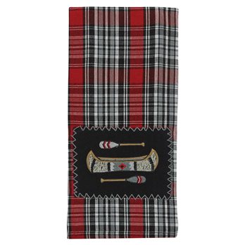 Wilderness Canoe Decorative Dishtowel