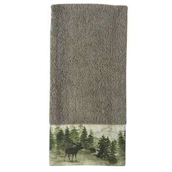 Watercolor Wildlife Hand Towel