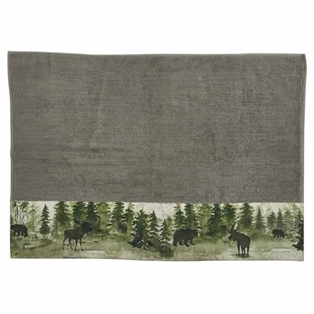 Watercolor Wildlife Bath Mat