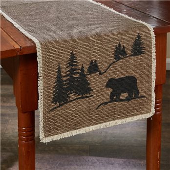 Bear Scene Table Runner 13X54