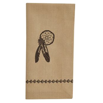 Bison Embroidered Napkin