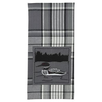 Gray Area Loon Dec Dishtowel