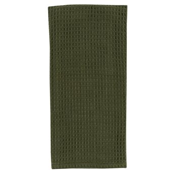 Solid Waffle Dishtowel - Moss