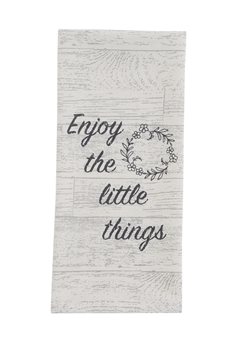 Enjoy The Little Print Dishtowel