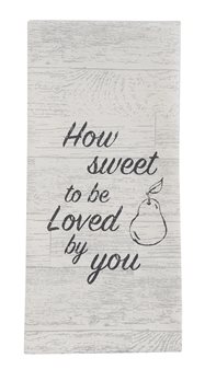 How Sweet Print Dishtowel