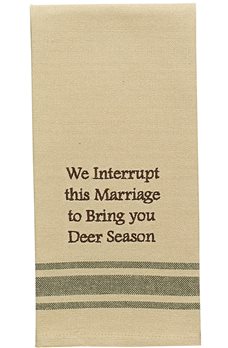 Interrupt Marriage Dishtowel