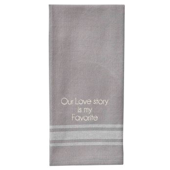 Our Love Story Dishtowel