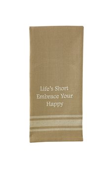 Embrace Your Happy Dishtowel