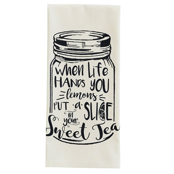 When Life Hands You Lemons Print Dishtowel