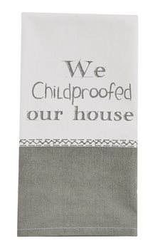 Childproof Print Dishtowel