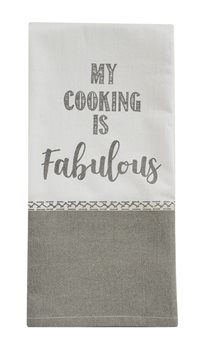 My Cooking Print Dishtowel