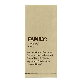 Family Definition Print Dishtowel