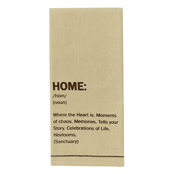 Home Definition Print Dishtowel