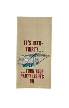 It'S Beer Thirty Emb Dishtowel