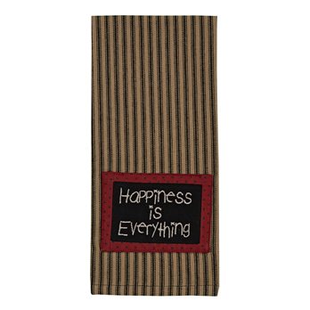 Happiness Is Everything Emb Dishtowel